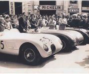 Len Hayden, Tony Rolt & Sterling Moss - 1953 Mille Miglia